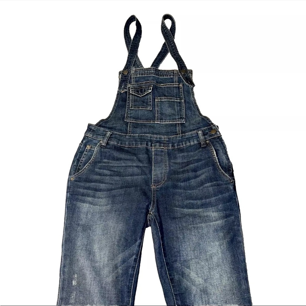 Free People Dark Blue Women's Jeans Overalls - Picture 3 of 16